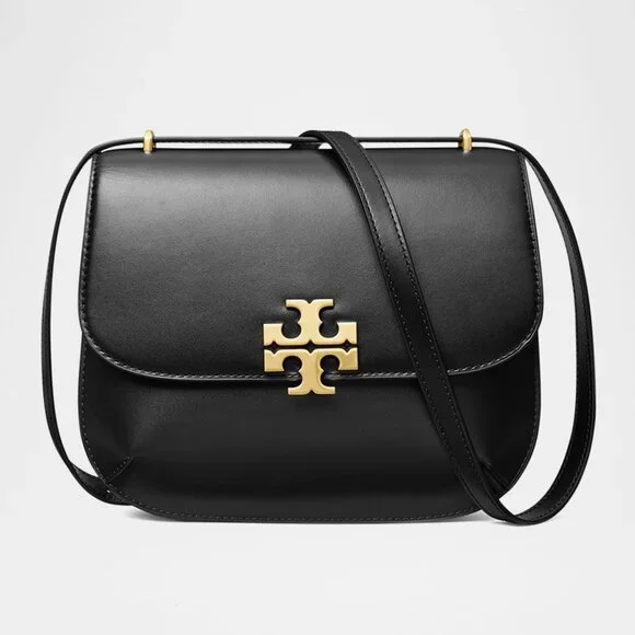 Tory Burch Eleanor Leather Slim Saddle Bag - Picture 11 of 11